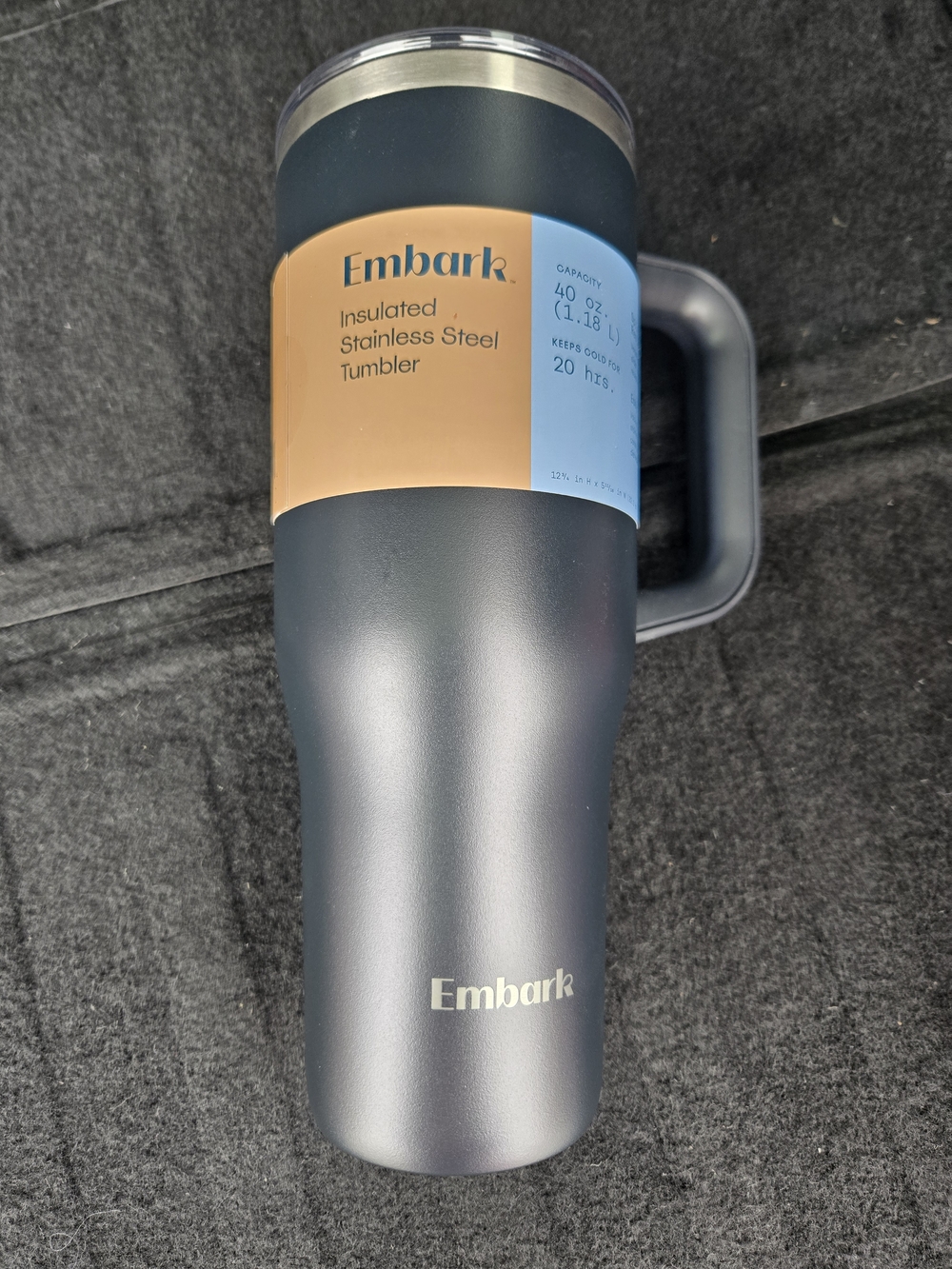 Embark Insulated Stainless Steel Tumbler - Black